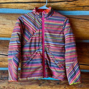 Girls Spyder Insulated Jacket Reversible Medium